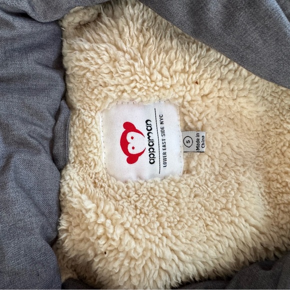 Appaman Charcoal Jacket with Faux Fur Hood - Picture 5 of 11